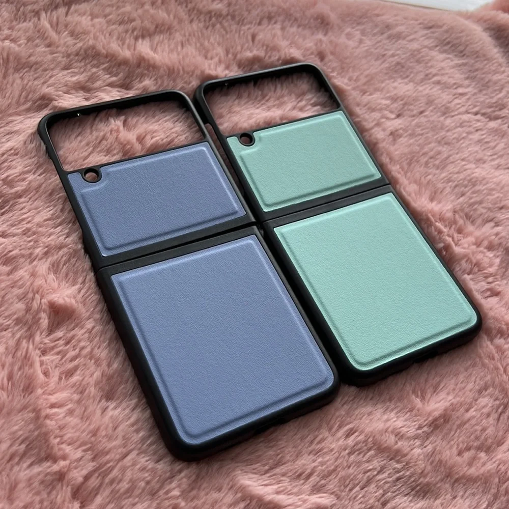 For Samsung Galaxy z flip4 5G genuine leather phone case